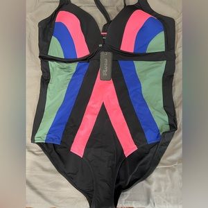 City Chic plus size swimsuit 22/XL